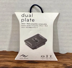 Placa de cámara compatible Peak Design doble PL-D-2 ARCA + RC2 nueva en caja - Imagen 1 de 8