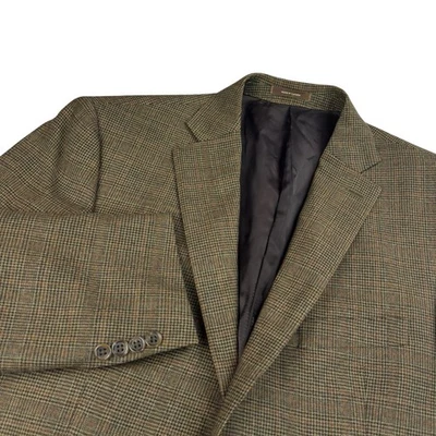 Traje deportivo de lana Peter Millar Abrigo Blazer Chaqueta 40R Marrón Cobre Cuadros Se adapta a 42 Foto 1 de 4