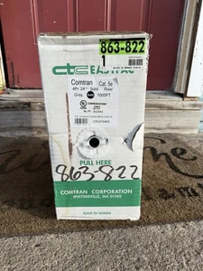 Comtran Cat 5e Riser Przewód komunikacyjny 4Pr 24 AWG 1000ft - Zdjęcie 1 z 5