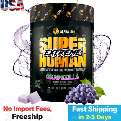 Alpha Lion Superhuman Extreme - Grape Bubblegum (21 Servings) - Image 1 of 4