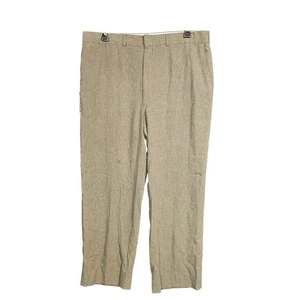 Pantaloni eleganti Haggar uomo 40x34 grigio made USA poliestere rayon pantaloni classici - Foto 1 di 6