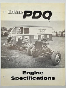 1961 WHITE MOTOR COMPANY All Models of PDQ Engine Specifications Dealer Brochure - Picture 1 of 8