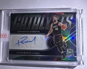 2021-22 Panini Spectra Prizm Catalysators Auto Domantas Sabonis 2/5 - Bild 1 von 5