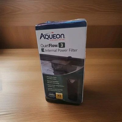 NIB Aqueon Quiet Flow 3 Gallon Aquarium XS Internal Power Filter - Image 1 of 3