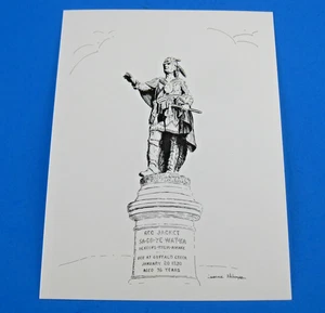 Tarjeta de colección Buffalo NY Forest Lawn Cemetery chaqueta roja monumento Lawrence McIntyre - Imagen 1 de 7