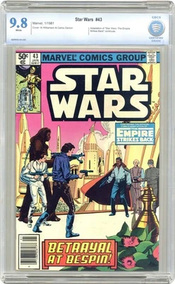 Star Wars #43N Newsstand Variant CBCS 9.8 1981 0009452-AA-020 - Image 1 of 2