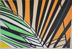 ravena blätter acryl auf leinwand - Bild 1 von 1