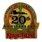 Vintage Kings Island Lapel Hat Pin 20th Anniversary 1992 Travel Souvenir