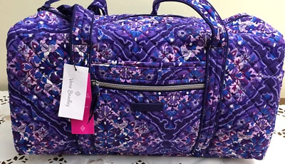 Vera Bradley ICONIC Small TRAVEL DUFFLE Regal Rosette Brand New - Image 1 of 4