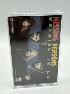Missing Persons Walking In L.A. SEALED US 1988 Cassette New Wave Synth Pop MINT! - Picture 1 of 12