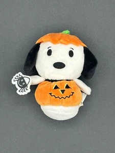 Hallmark Itty Bittys ~ SNOOPY Peanuts Plush Halloween Pumpkin - Picture 1 of 1