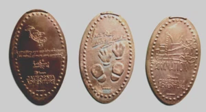 OFF THE PAGE Disney DCA Pressed Penny lot ~ RETIRED CA0010 CA0011 CA0012 - Picture 1 of 4