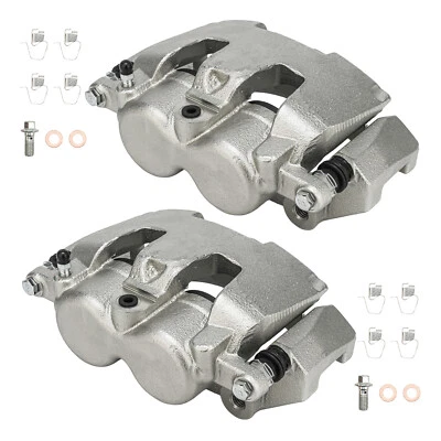 Pinzas de freno delanteras con soporte para Ram 1500 Dakota Mitsubishi Raider 2006-2008 Foto 1 de 4