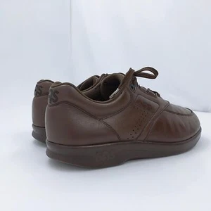 Sas Men Timeout Lace Up Brown Dress Shoes Size 8 - Picture 1 of 4