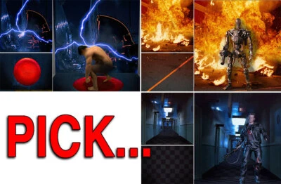 DETOLF DIORAMA POSTER BACKDROPS~TERMINATOR~S1~FOR HOT TOYS 1/6 FIGURES DX10 DX13 - Image 1 of 2