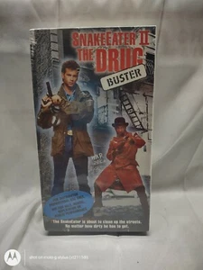 SNAKEEATER SNAKE EATER II 2 DRUG BUSTER VHS 1990 PROMO COPY FACTORY SEALED - Imagen 1 de 6