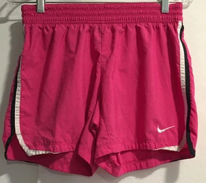 Nike Dri Fit Damen Sport Training Laufen Pink Schwarz Weiß Shorts Größe S - Bild 1 von 7
