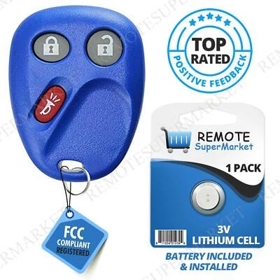 Replacement for Buick Rainier Chevy Trailblazer GMC Envoy Remote Key Fob Navy - Image 1 of 4