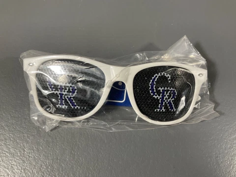 Colorado Rockies MLB Baseball Game Day Sunglasses Shades Team Logo Sports White Cover