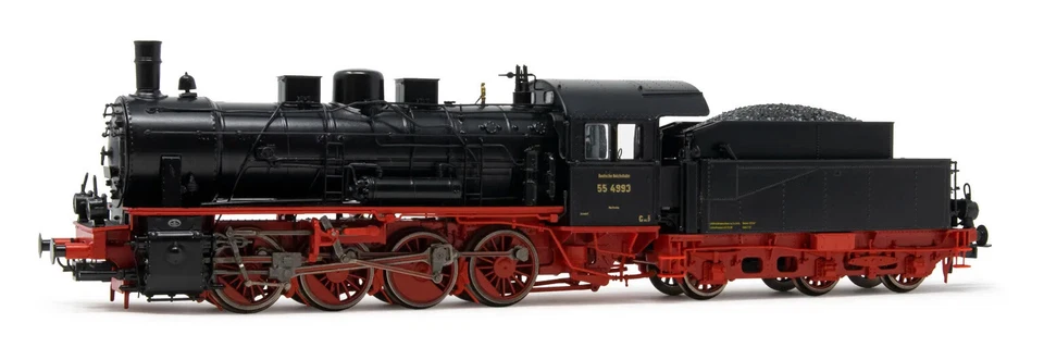 Rivarossi HR 2808 S Dampflok BR 55.25 (ex pr. G 8.1), Ep II, DCC DIGITAL SOUND, - Bild 1 von 1