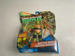 Battle Shell Michelangelo Teenage Mutant Ninja Turtles TMNT Action Figure 2015 - Picture 1 of 8