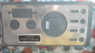GAUGE COVER JEEP CJ7 STAINLESS STEEL  TACHOABDECKUNG EDELSTAHL NEU CJ 1976-86 - Bild 1 von 4