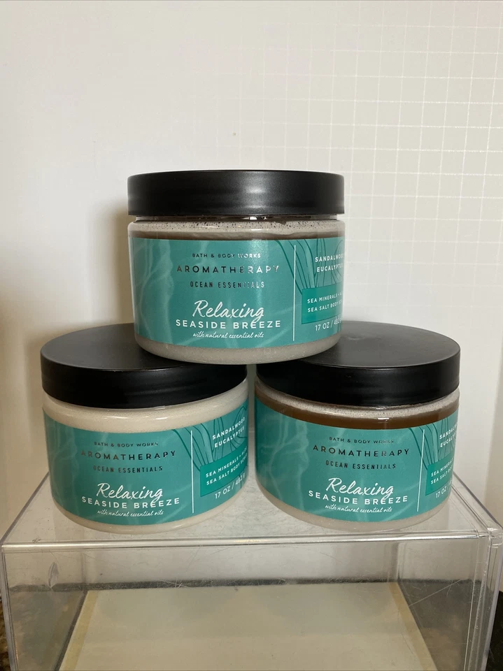 Bath & Body Works Aromatherapy Relaxing Seaside Breeze Scrub