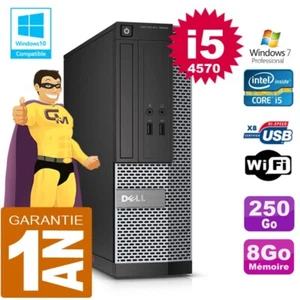 PC DELL 3020 SFF Core I5-4570 RAM 8Go Scheibe 250 GB Dvd-Brenner Wifi W7 - Bild 1 von 3