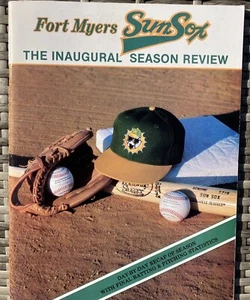 RARE 1989 FT MYERS SUN SOX  Senior League Inaugural Year Season Review Stats - Picture 1 of 10