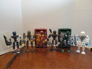 Lego Bionicle COMPLETE Set Toa Inika Lights Work! 8727 8728 8729 8730 8731 8732 - Picture 1 of 22