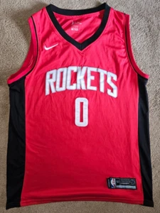 Russell Westbrook #0 Nike Swingman Red Houston Rockets Jersey Size 50 - Picture 1 of 3