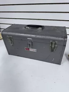VTG Sears Craftsman Metal Tool Box Model 6500 18x8x9 With Red Interior Tray BH - Picture 1 of 5
