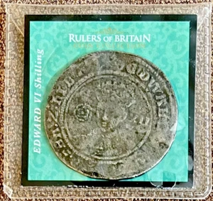 Rulers of Britain Coin Collection "Edward VI Shilling" Magazine Coin - Picture 1 of 2