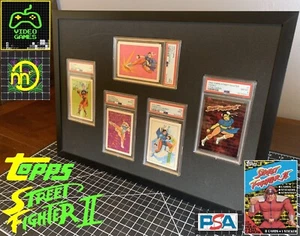 Topps Street Fighter II Chun-Li 1993 PSA conjunto enmarcado - PSA 8 PSA 9 PSA 10 + ¡LÁMINA! - Imagen 1 de 19