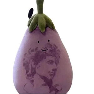 JELLYCAT Fun Food Lively Eggplant Large Doll Plush Doll 40cm Gift Hot - Picture 1 of 9
