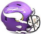 Jordan Addison Autographed Minnesota Vikings F/S Speed Helmet- Beckett W Hologra