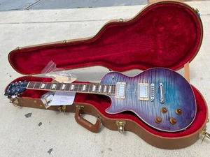 2017 Gibson Les Paul Standard Plus Blueberry Burst Left Handed -w VIDEO - Picture 1 of 24