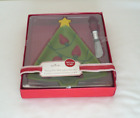 Hallmark Christmas Tree Serving Dish with Lighted Spreader in Box