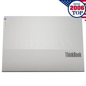New For Lenovo ThinkBook 13s G2 ITL ARE LCD Back Cover Lid Silver 5CB1B10314 USA - Afbeelding 1 van 7