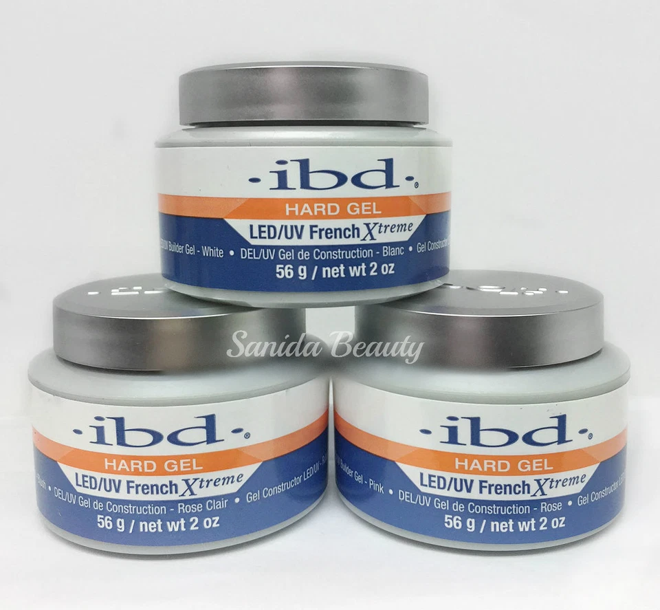 GEL DE UÑAS IBD LED/UV FRANCÉS XTREME 2 oz/56 g - Elige cualquier color Foto 1 de 1