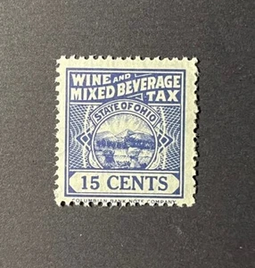 Ohio State Revenue - 15 cents Wine and Mixed Beverage Tax #WL19 - MNH - OH - Picture 1 of 1