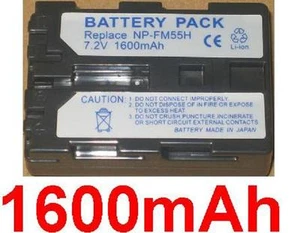 Batterie 1600mAh type NP-FM55H Pour Sony DSLR-A100W, DSLR-A100W/B - Imagen 1 de 1