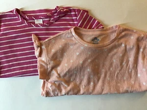 Girls T-shirts Lot of 2 Hanna Andersson 12 and Thereabouts Medium 10 12 Pink - Picture 1 of 12