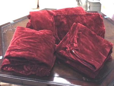 Pottery Barn  Charleston SQ Arm 2 seat sleep SOFA SLIPCOVER ONLY Cordovan Velvet - Image 1 of 4