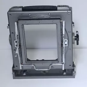 Calumet 4x5 supporto pannello posteriore treppiede montaggio monorotaia fotocamera grande formato USA - Foto 1 di 5
