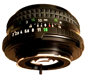 Minolta MD Rokkor-X 45mm F/2 Manual Focus Standard Normal Film Camera Lens - Picture 1 of 3