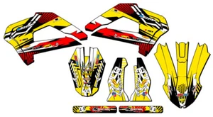 2022 CX 65 MAYHEM Yellow Senge Graphics Kit Compatible with Cobra - Picture 1 of 10