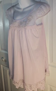Vintage Lorraine Pink Shorty Nightie = BabyDoll sz Medium - Picture 1 of 18