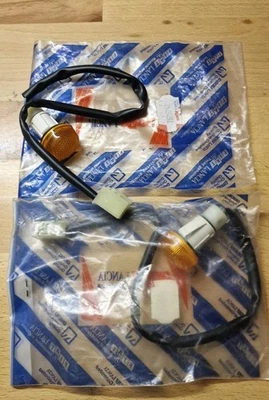 NOS OEM LANCIA DELTA EVOLUZIONE INDICATORI DIREZIONE LSTERALI CABLATE pcs 2 out - Immagine 1 di 2