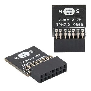 TPM 2.0 Module LPC 14 Pin Tpm 2.0 Remote Card Encryption Security Module For NEW - Afbeelding 1 van 12